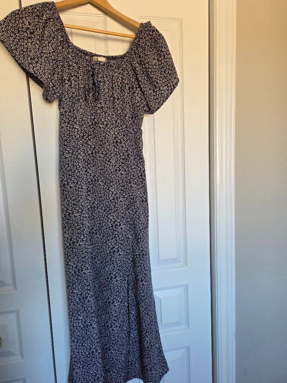 Empire-waist floral dress